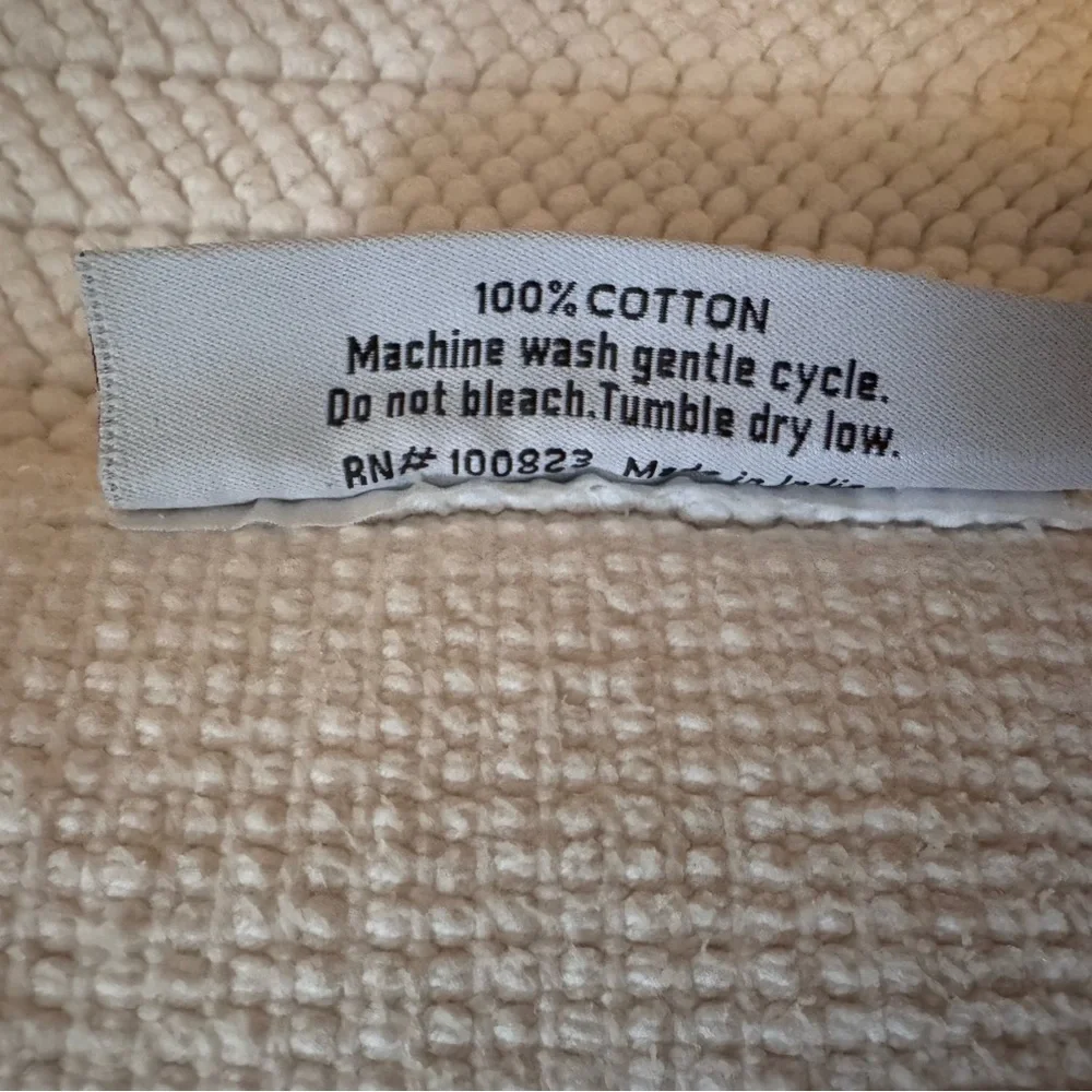 White Bath Mat